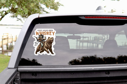 Rodeo whiskey sticker for laptop