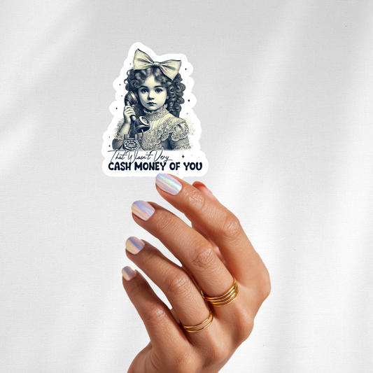 cash money meme sticker