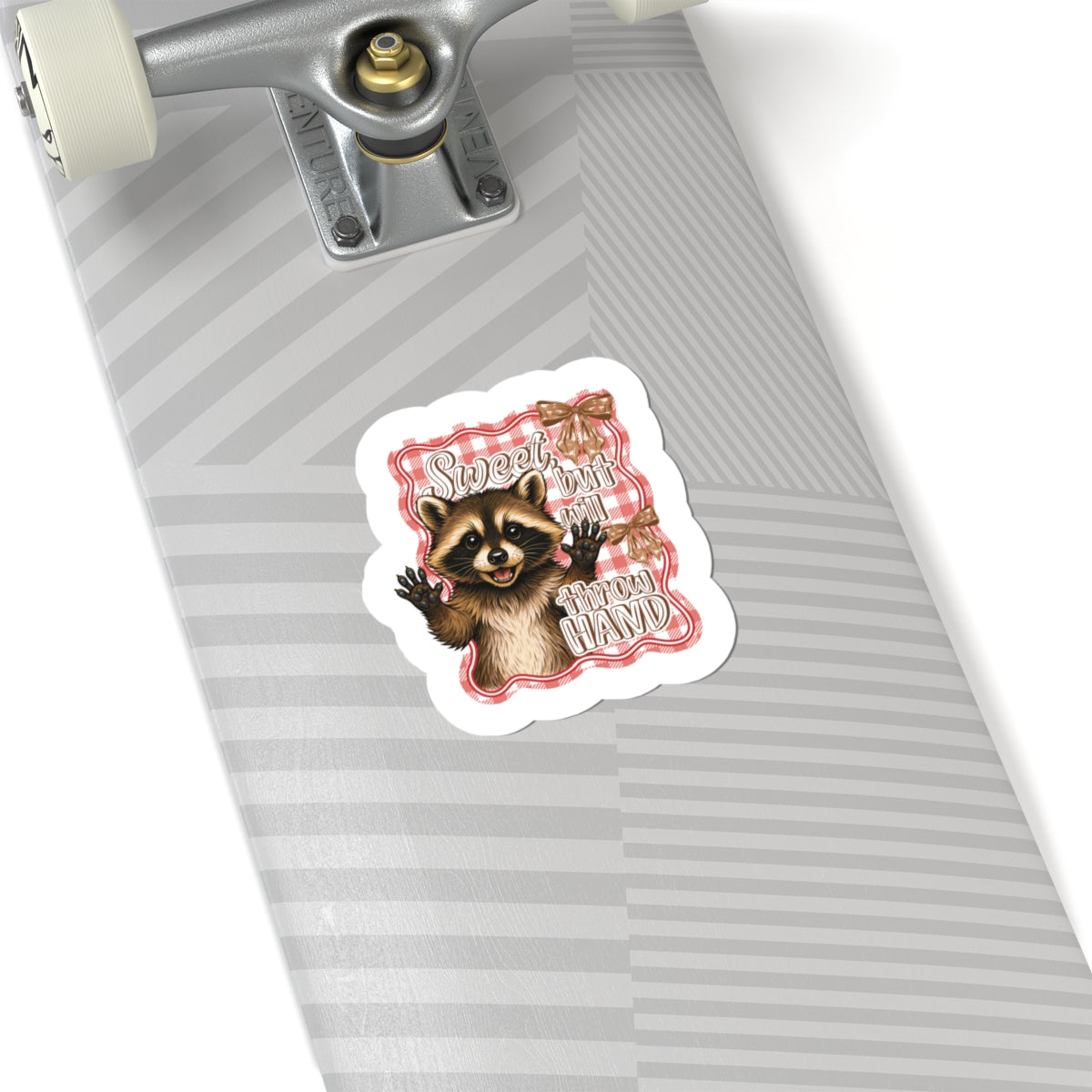 forest animal raccoon sticker