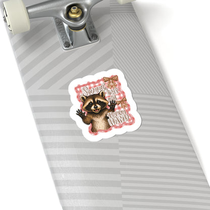 forest animal raccoon sticker