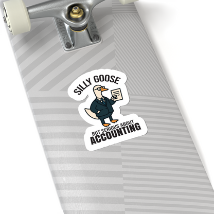 accountant gift sticker goose