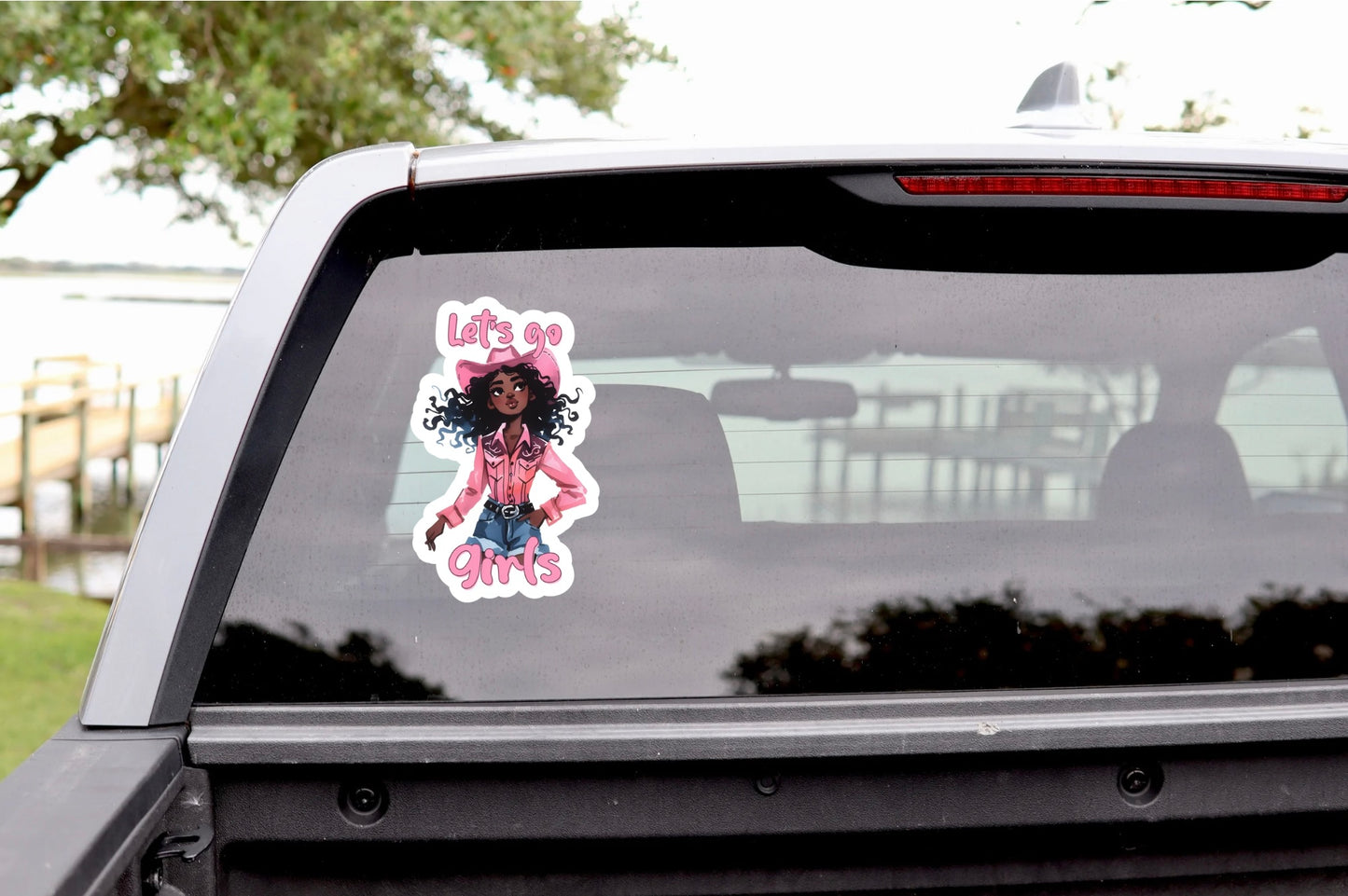 Black Girl Cowgirl Aesthetic Sticker