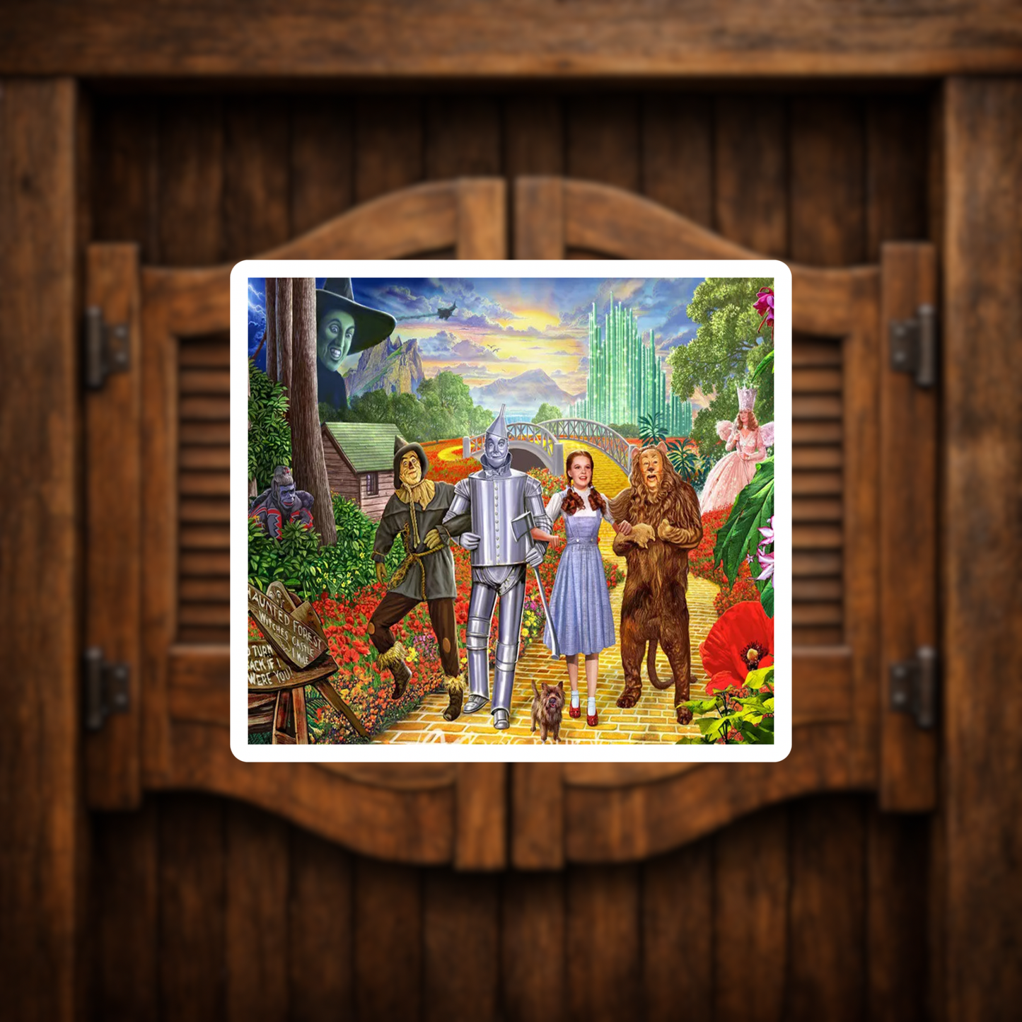 Dorothy and Friends Wizard of Oz Sticker