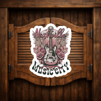 nashville music sticker