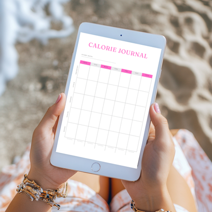 Pink Digital Meal Planner | Weekly & Monthly