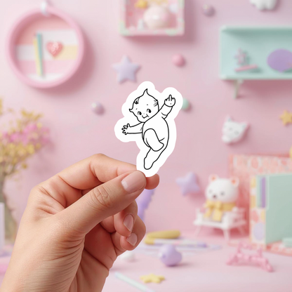 Kewpie baby sticker