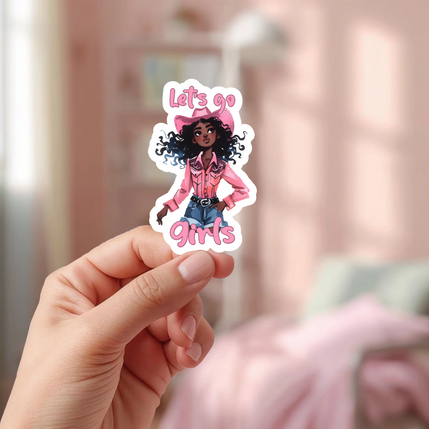 Country Girl Western Vinyl Sticker