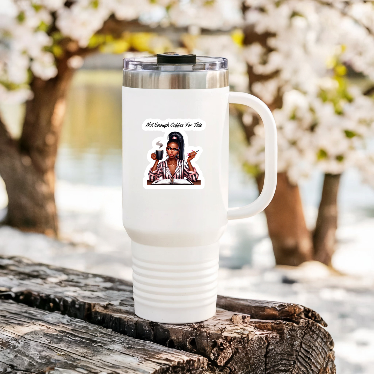 coffee mood vinyl sticker