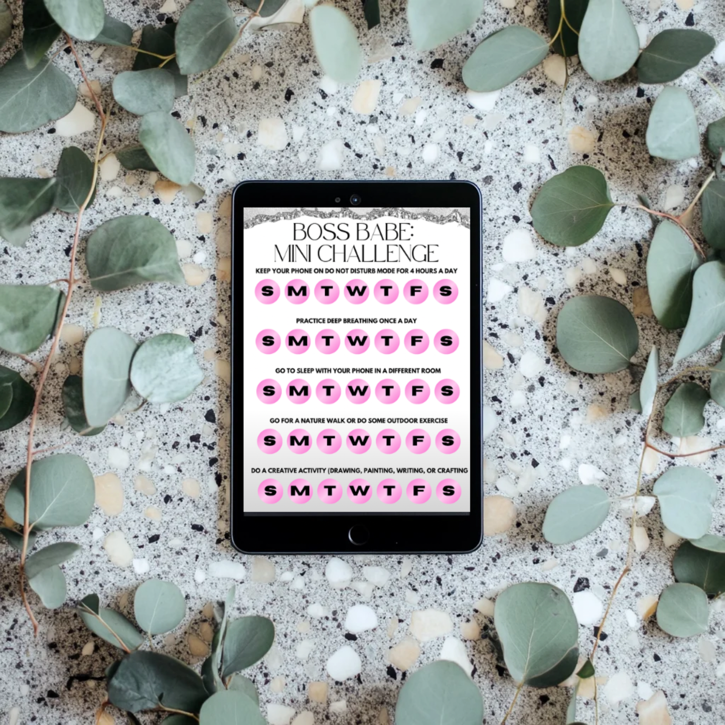 Self Care Routine Planner PDF