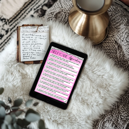 Pink Affirmation Planner Printable
