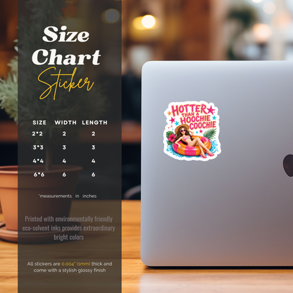 Tropical Laptop Sticker