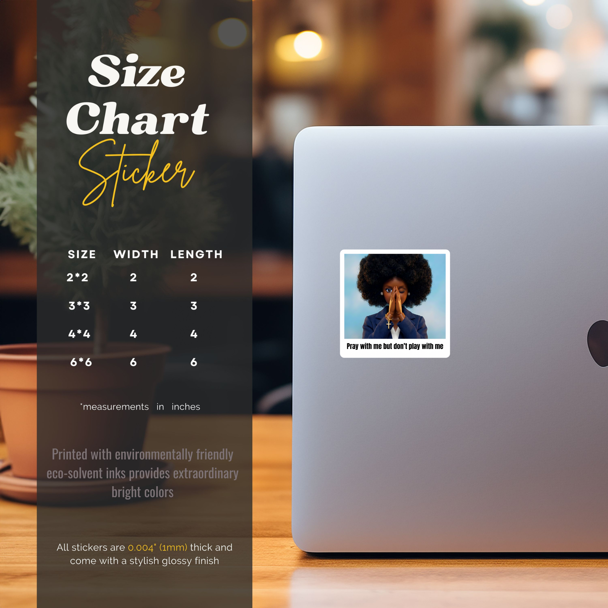 Black Girl Aesthetic Sticker Decal