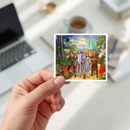 Dorothy and Friends Wizard of Oz Sticker
