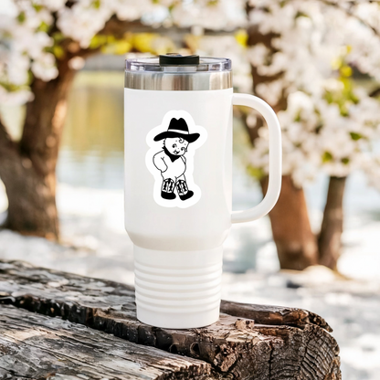 kewpie cowboy baby decal