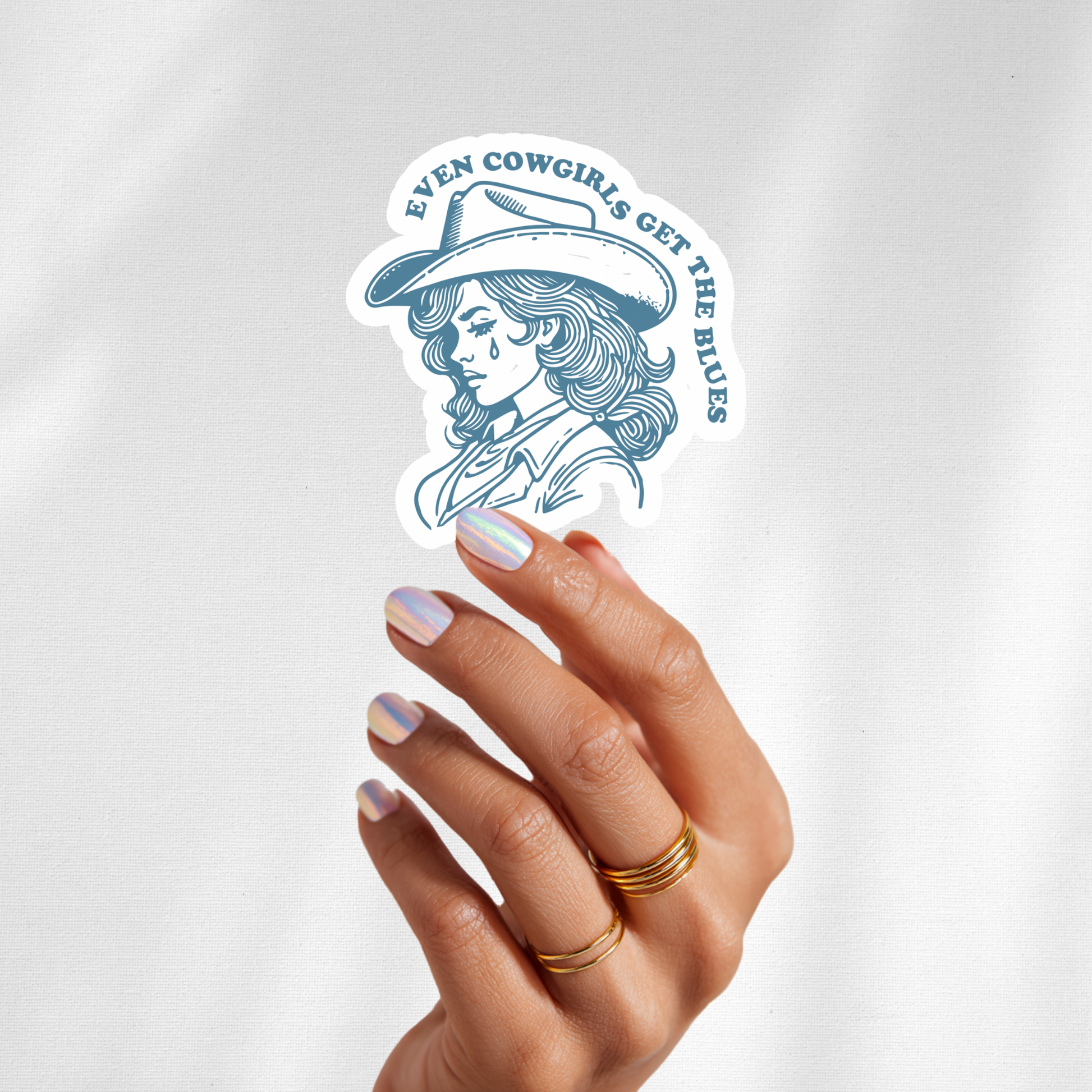 even cowgirls get the blues sticker