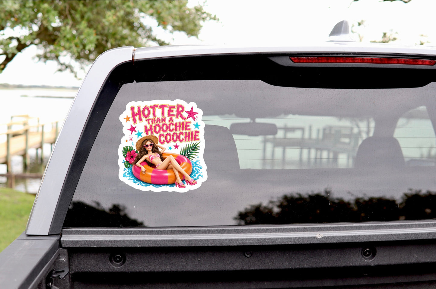 Girly Summer Vinyl Sticker