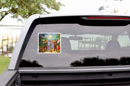 Dorothy and Friends Wizard of Oz Sticker