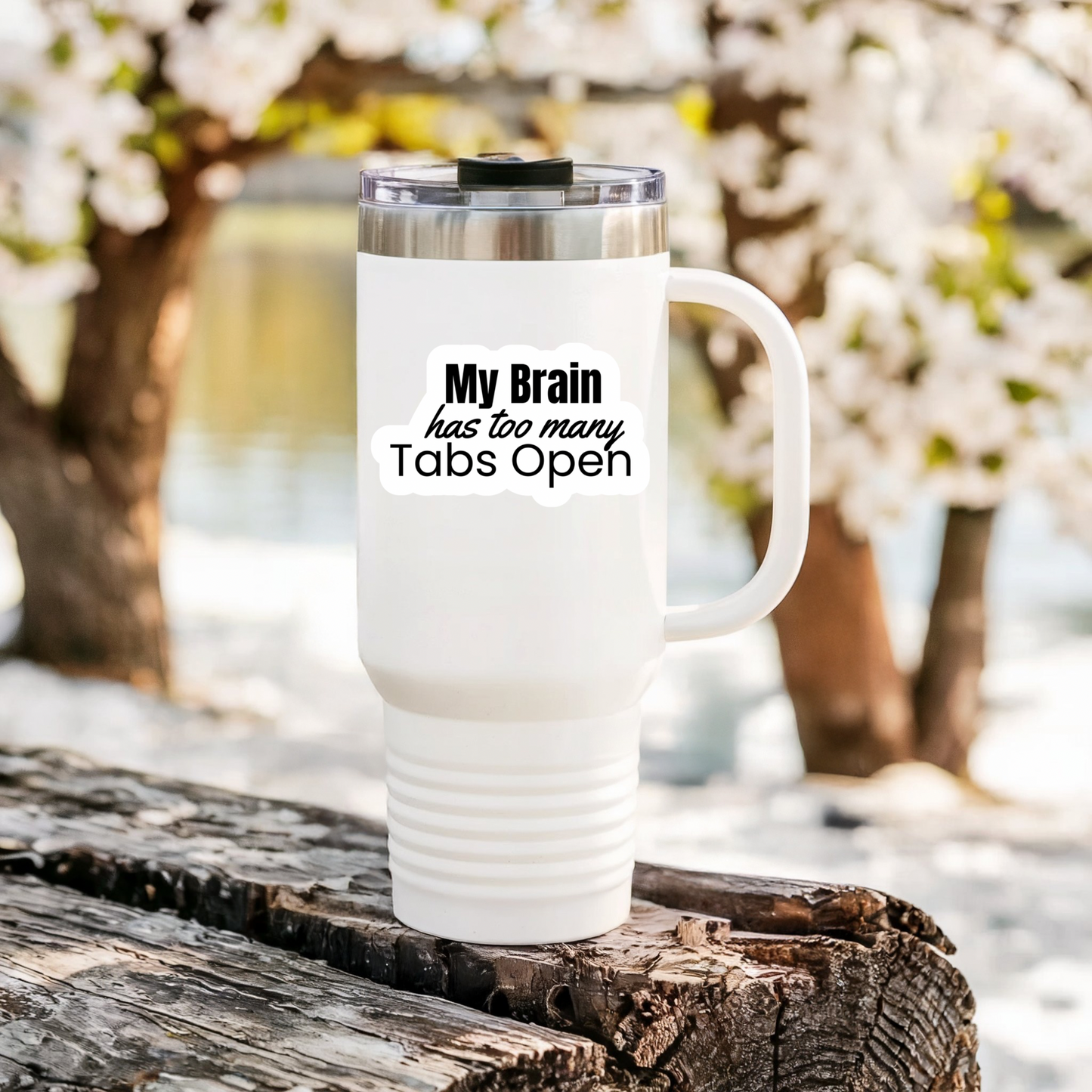 Vinyl adhd sticker for water bottle 