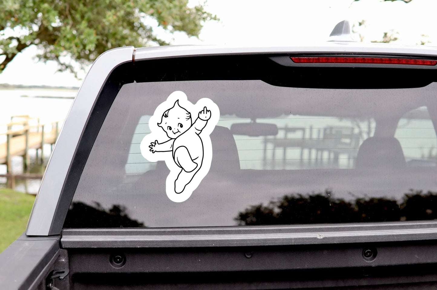 Kewpie Doll Attitude Sticker