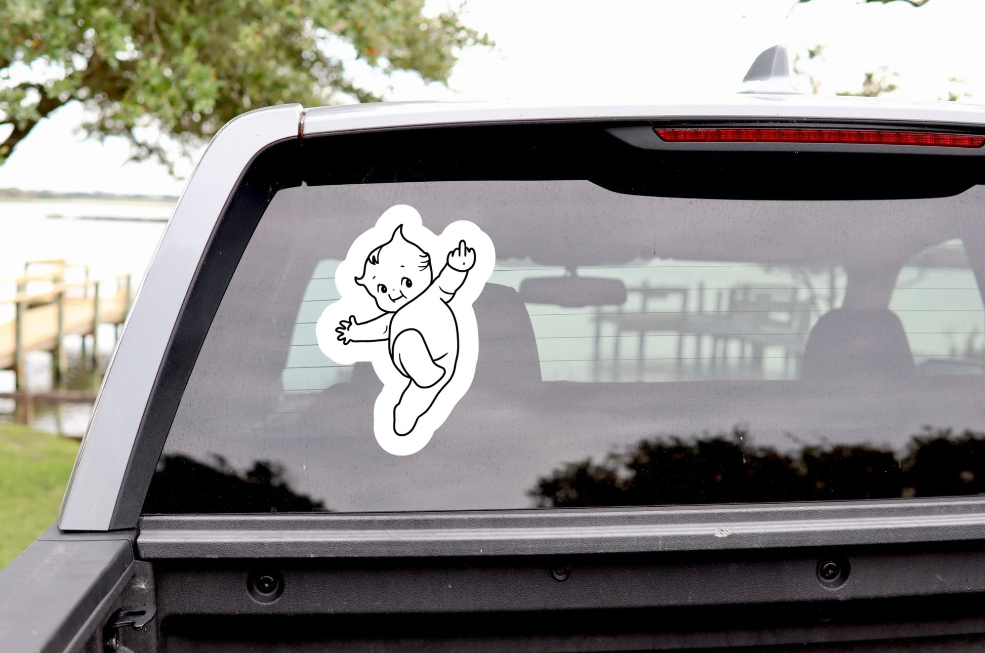Kewpie Doll Attitude Sticker