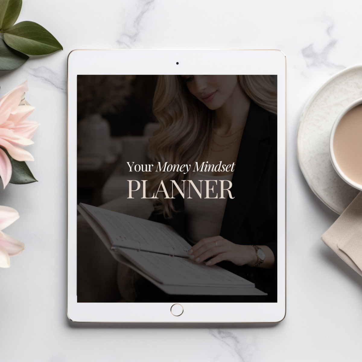 Digital money mindset planner for goals and organization