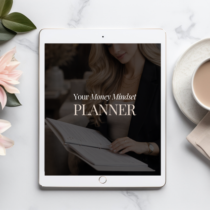 Digital money mindset planner for goals and organization