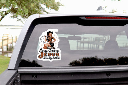 faith over cowboys sticker