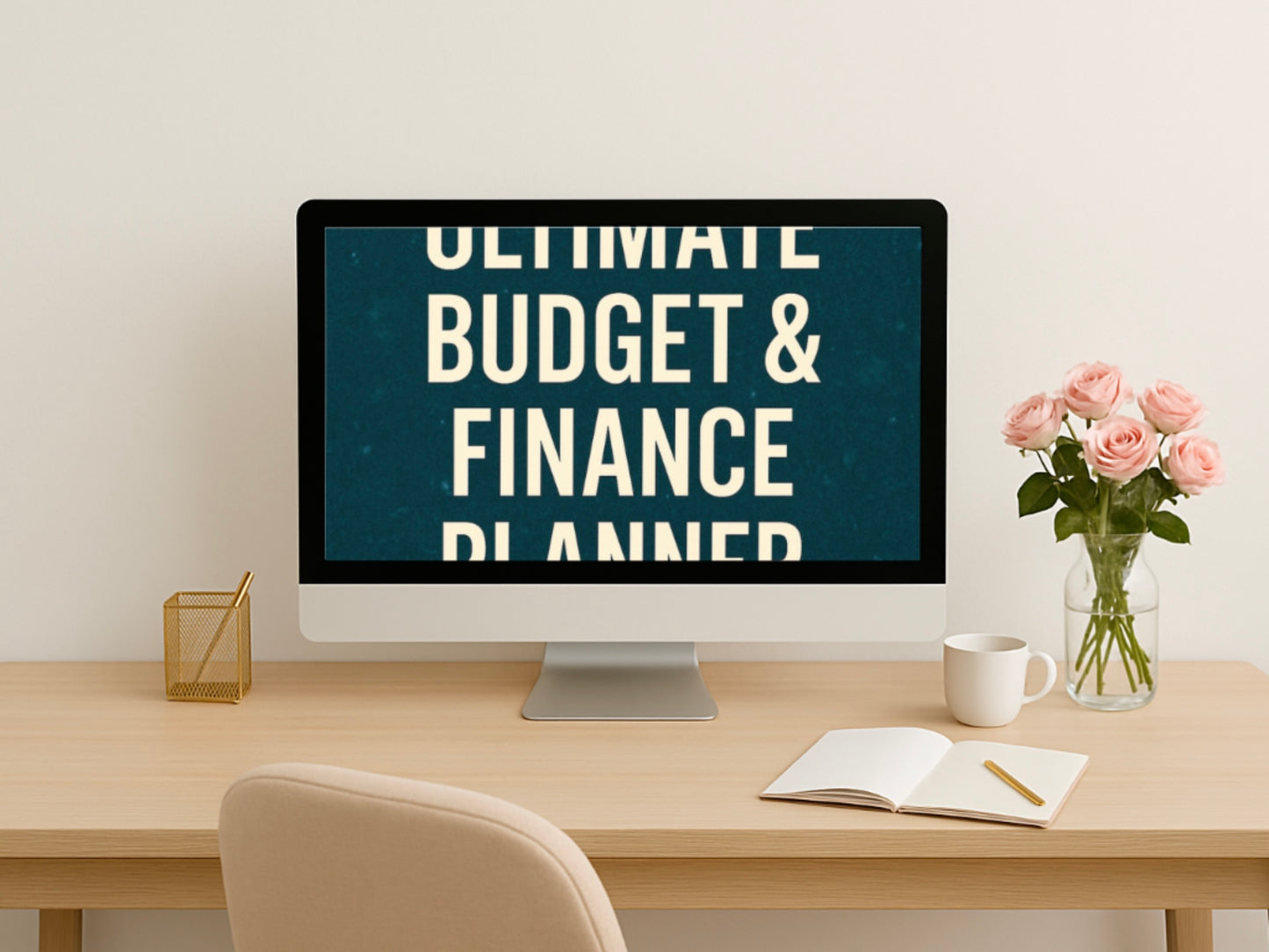 27-page financial planner printable with savings and debt trackers