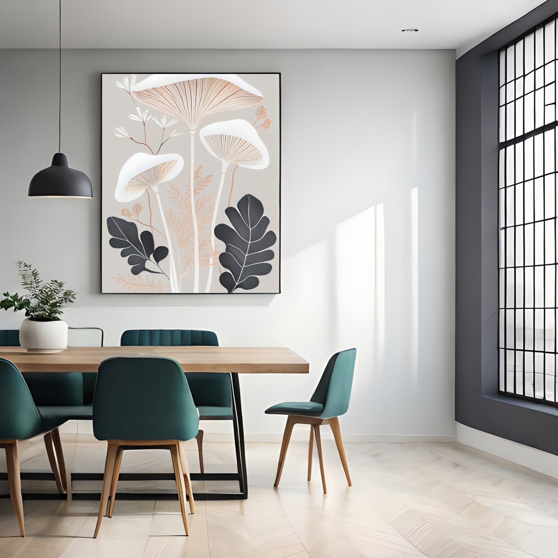 fungi botanical printable wall decor