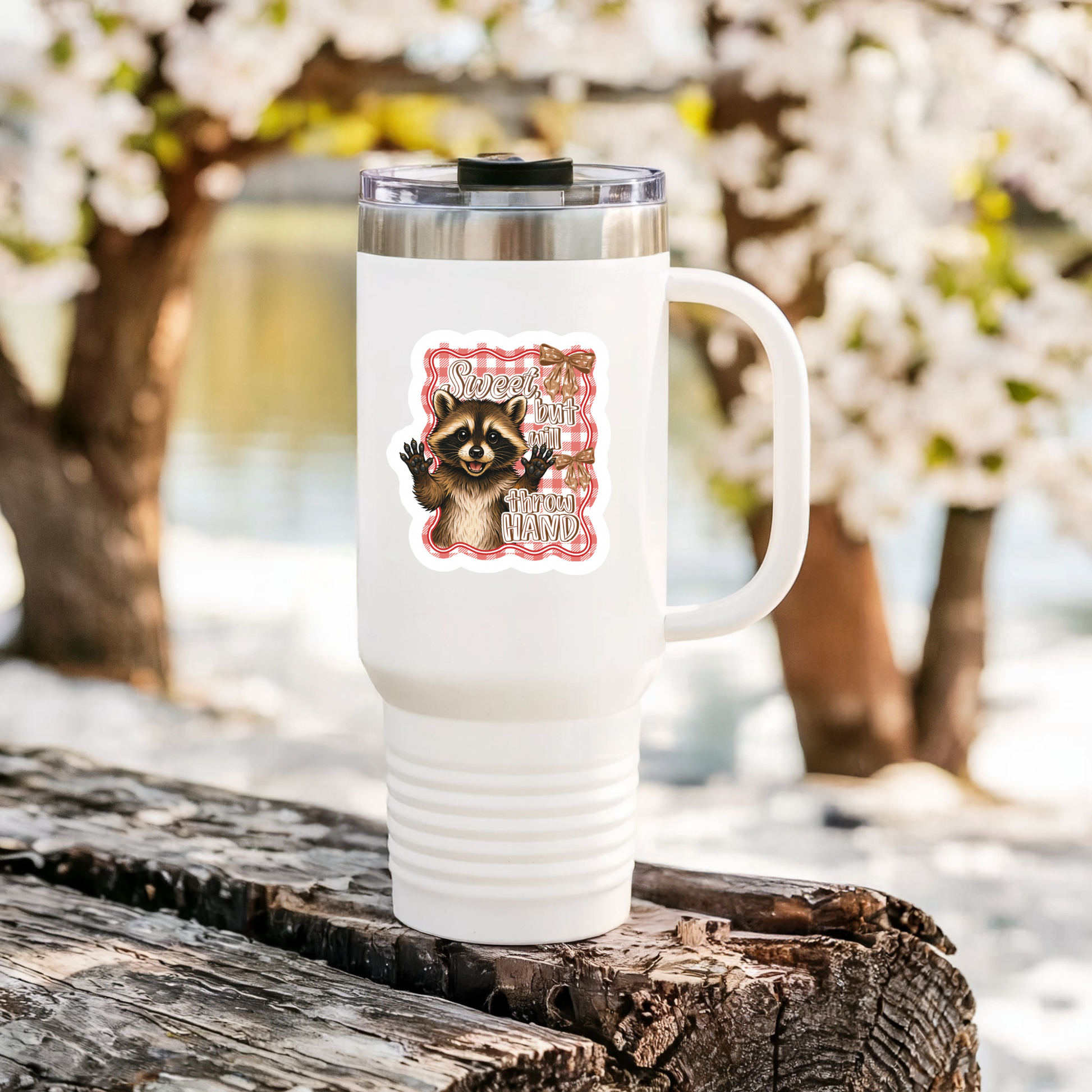 animal raccoon sticker