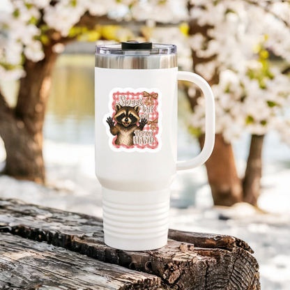 animal raccoon sticker