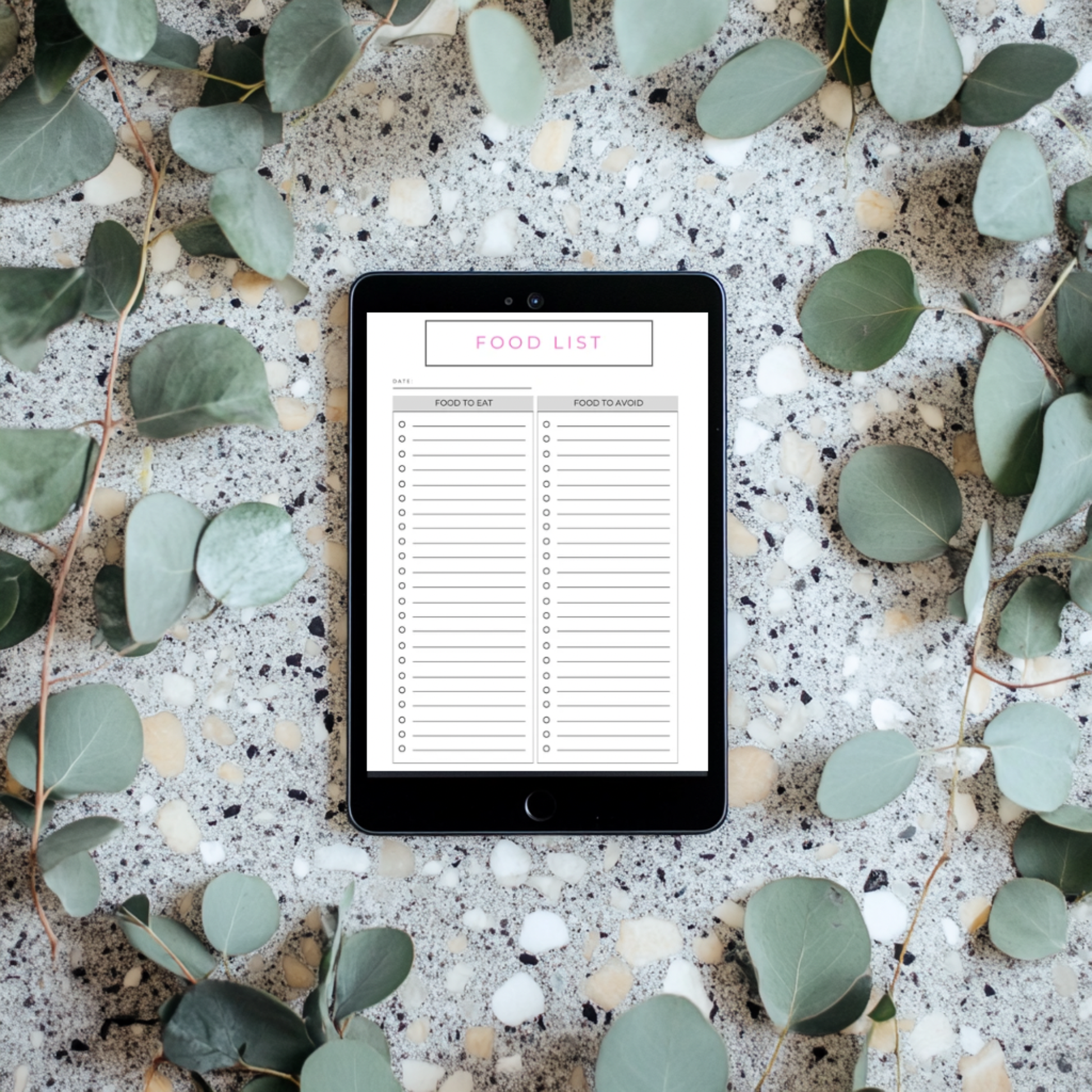 Kitchen organization printable recipe cards
