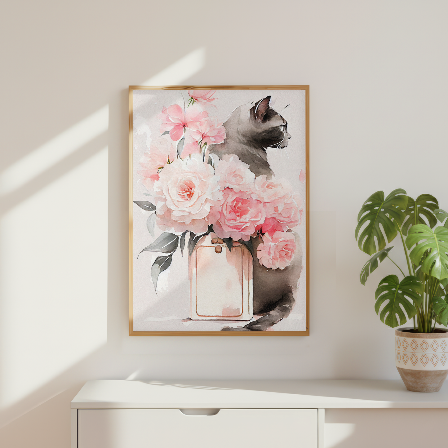 watercolor animal wall art