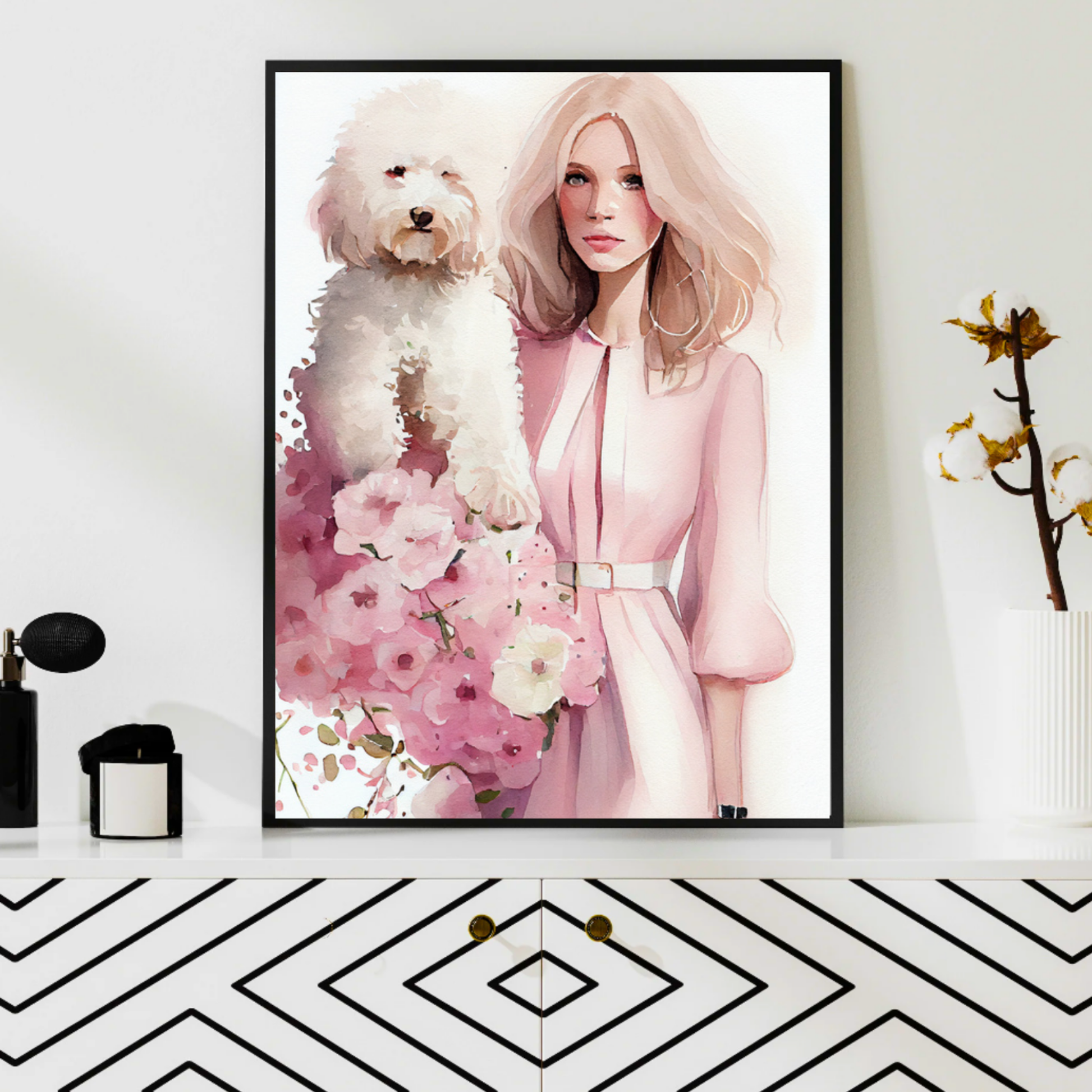 modern feminine wall art printable