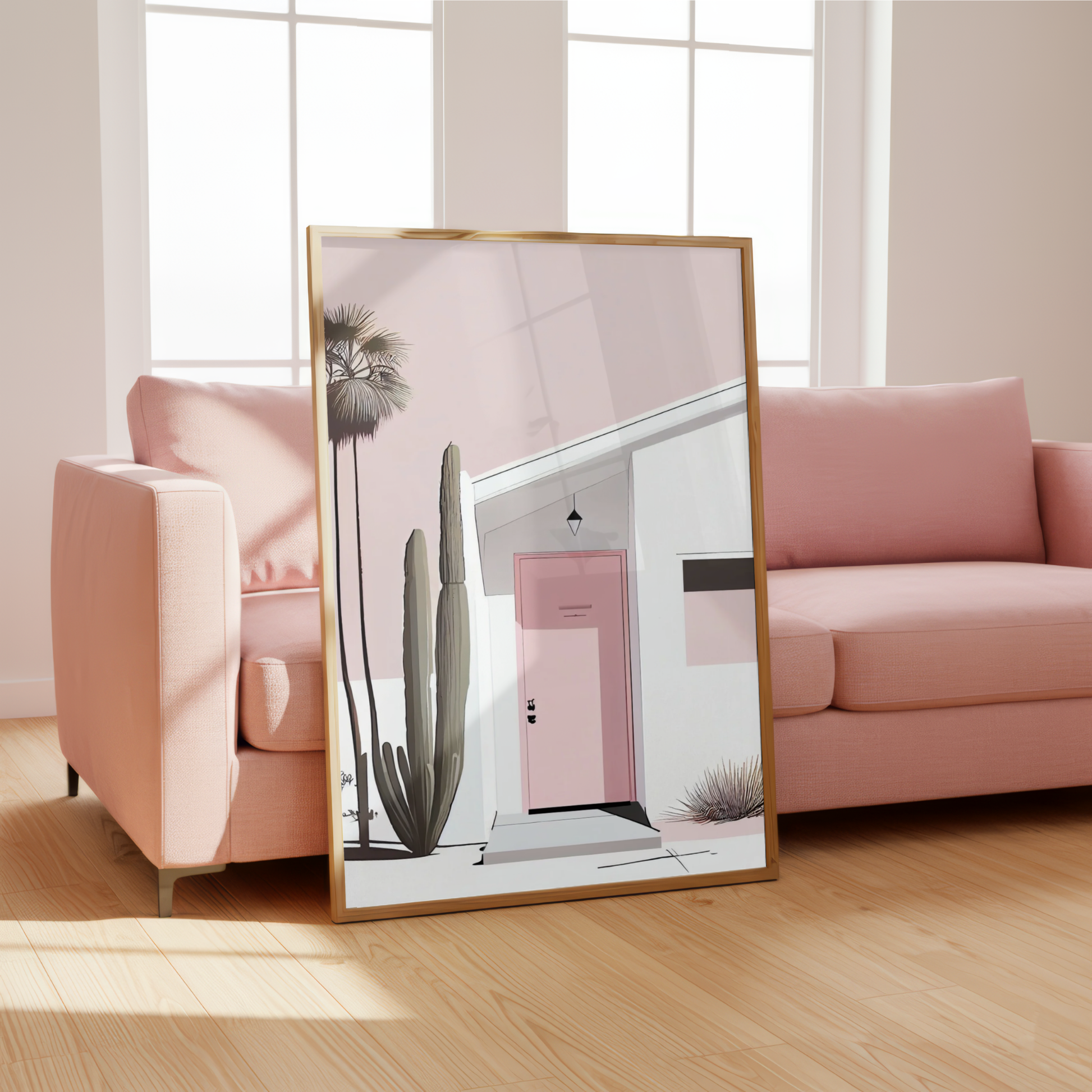 modern desert home printable art