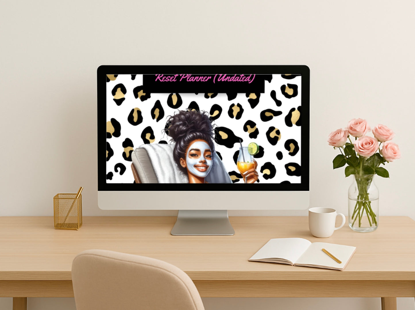 Undated Self-Care Planner PDF – Wellness Planner