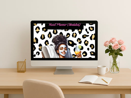 Undated Self-Care Planner PDF – Wellness Planner