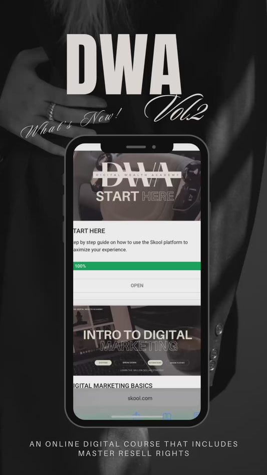 Digital Wealth Academy 2.0 V1 & V2 Accelerator Bundle